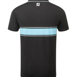 Hot Men's Engineered Pin Stripe Golf Polo Shirt Men's Polo Shirts