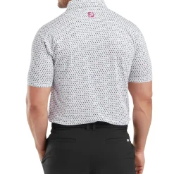 New Men's Flying Wasp Print Lisle Golf Polo Shirt Men's Polo Shirts