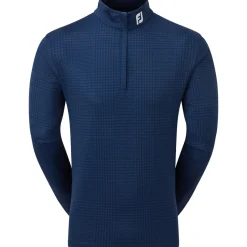 Men's Glen Plaid Chill-Out Golf Midlayer Men's Sweaters|Men's Midlayers