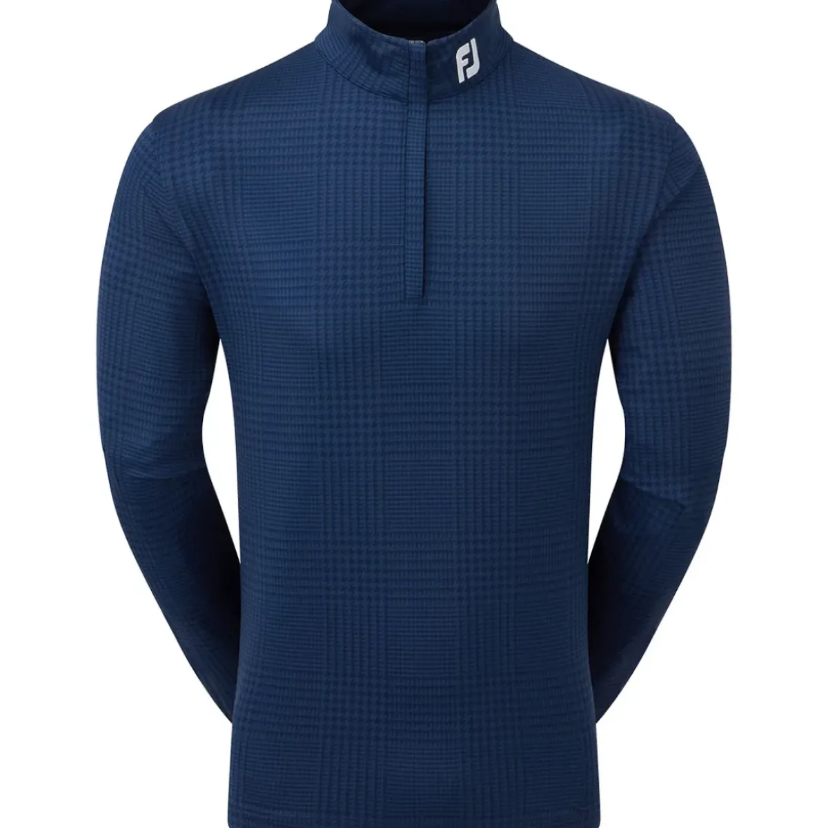 Best Men's Glen Plaid Chill-Out Golf Midlayer Men's Sweaters|Men's Midlayers