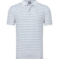 Sale Men's Golf Course Doodle Pique Golf Polo Shirt Men's Polo Shirts