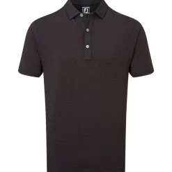 Discount Men's Jacquard Dot Print Golf Polo Shirt Men's Polo Shirts