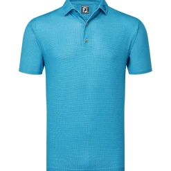 Discount Men's Octagon Print Lisle Golf Polo Shirt Men's Polo Shirts