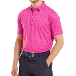 Discount Men's Painted Floral Golf Polo Shirt Men's Polo Shirts