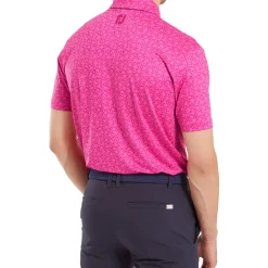 Discount Men's Painted Floral Golf Polo Shirt Men's Polo Shirts