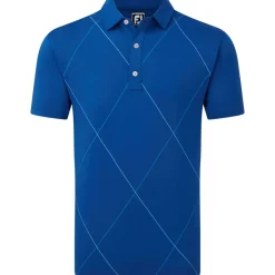 Online Men's Raker Print Lisle Golf Polo Shirt Men's Polo Shirts