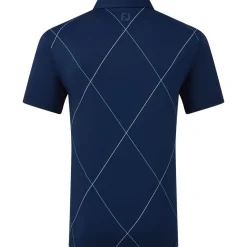 Online Men's Raker Print Lisle Golf Polo Shirt Men's Polo Shirts