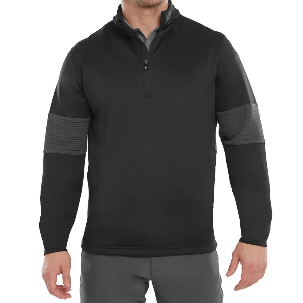 Hot Men's Ribbed Chill-Out XP Golf Midlayer Men's Sweaters|Men's Midlayers