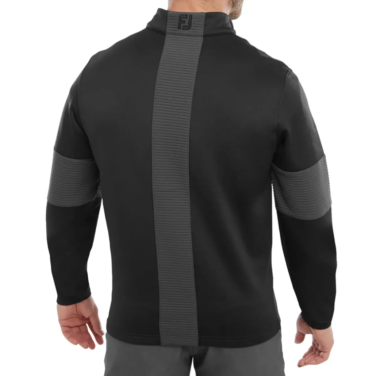 Hot Men's Ribbed Chill-Out XP Golf Midlayer Men's Sweaters|Men's Midlayers