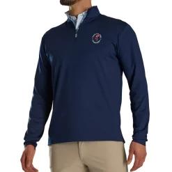 Outlet Men's Solid US Open Golf Mid Layer Men's Sweaters|Men's Midlayers