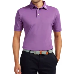 Clearance Men's Stretch Pique Solid Colour Golf Polo Shirt Men's Polo Shirts|Season Ready Collection