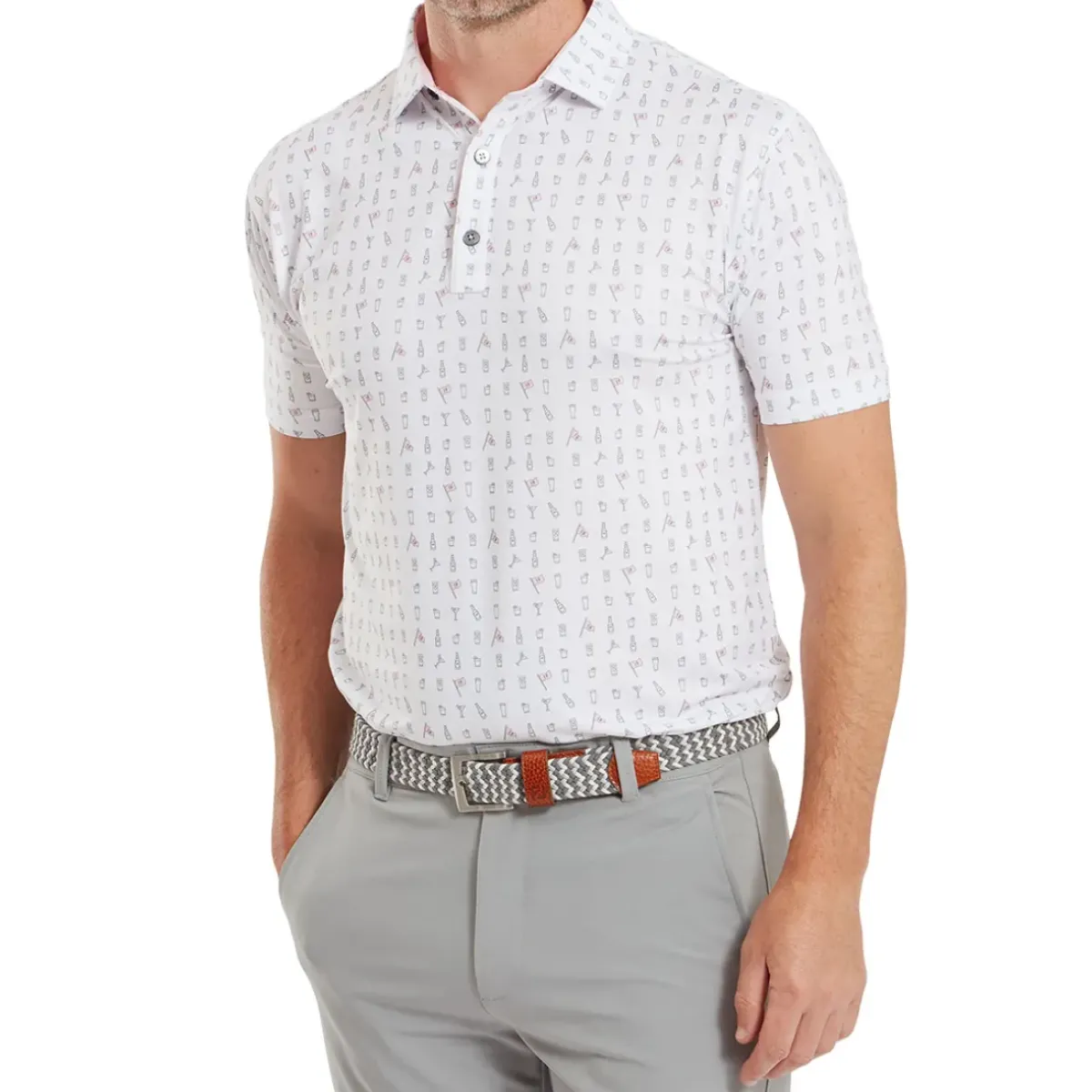 Outlet Men's 19th Hole Lisle Golf Polo Shirt Men's Polo Shirts