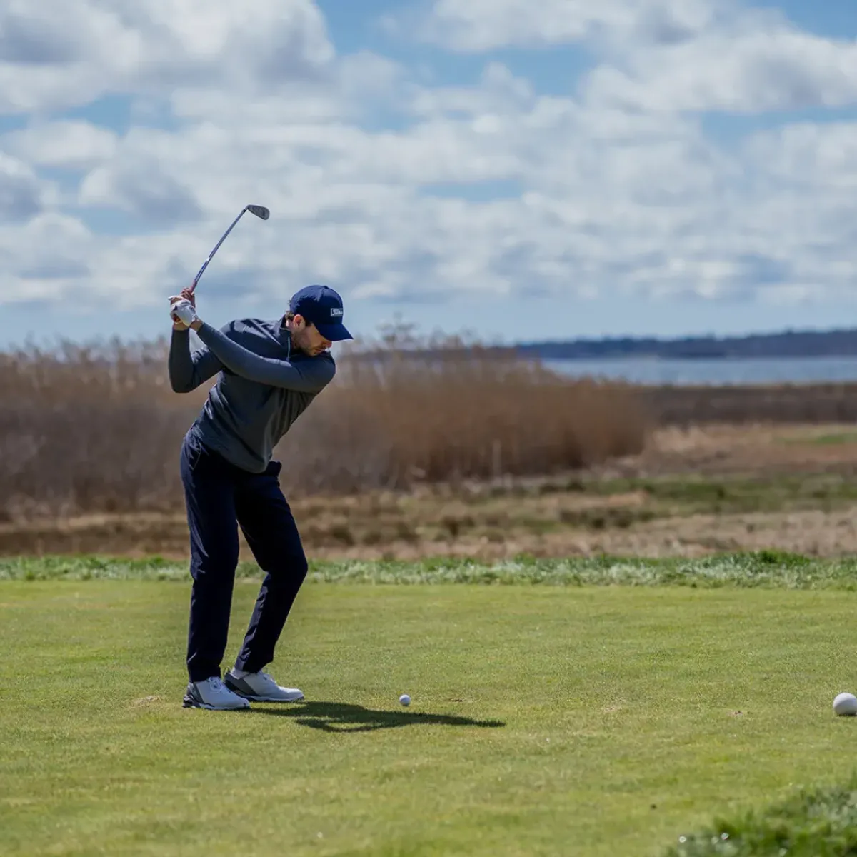 Sale Men's ThermoSeries Hybrid Half Zip Golf Midlayer Men's Sweaters|Men's Midlayers