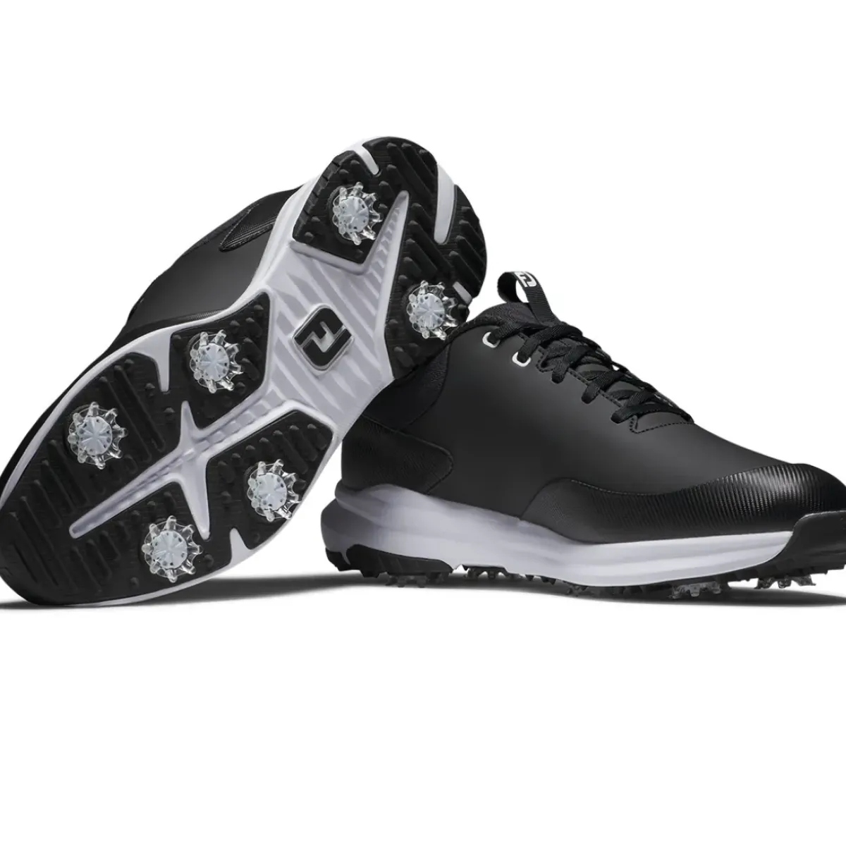 Hot Men's Tour Rival Waterproof Spiked Golf Shoes Men's Waterproof Golf Shoes|Men's Spiked Golf Shoes