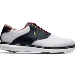 New Men's Traditions Waterproof Spiked Golf Shoes Men's Waterproof Golf Shoes|Men's Spiked Golf Shoes