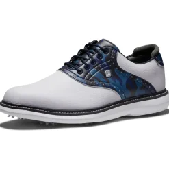 New Men's Traditions Waterproof Spiked Golf Shoes Men's Waterproof Golf Shoes|Men's Spiked Golf Shoes