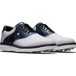 New Men's Traditions Waterproof Spiked Golf Shoes Men's Waterproof Golf Shoes|Men's Spiked Golf Shoes