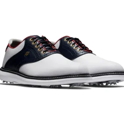 New Men's Traditions Waterproof Spiked Golf Shoes Men's Waterproof Golf Shoes|Men's Spiked Golf Shoes