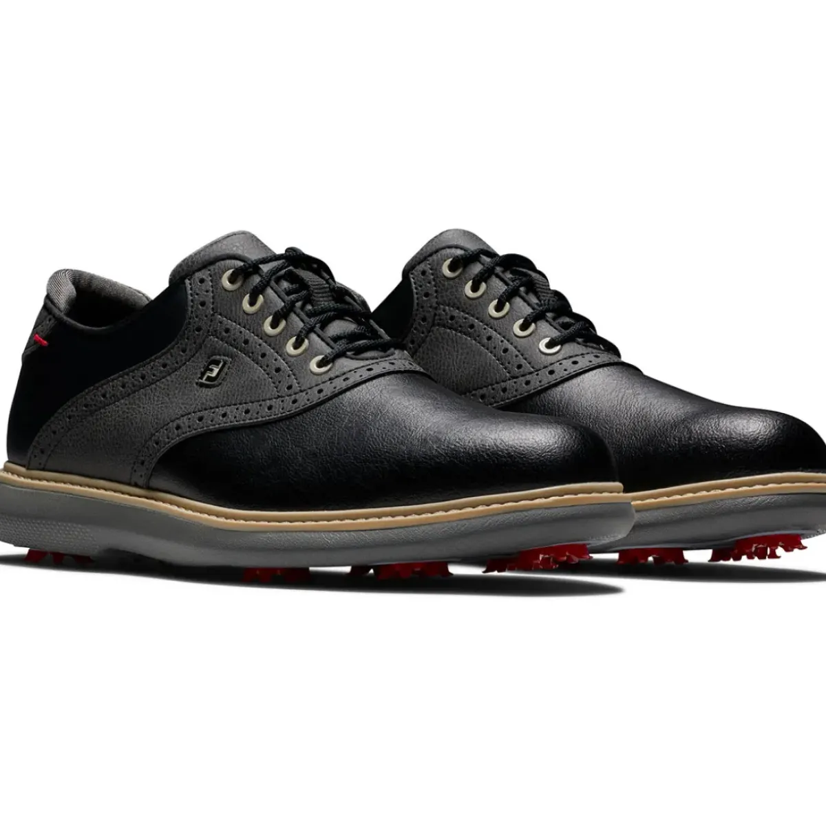 Discount Men's Traditions Waterproof Spiked Golf Shoes Men's Waterproof Golf Shoes|Men's Spiked Golf Shoes
