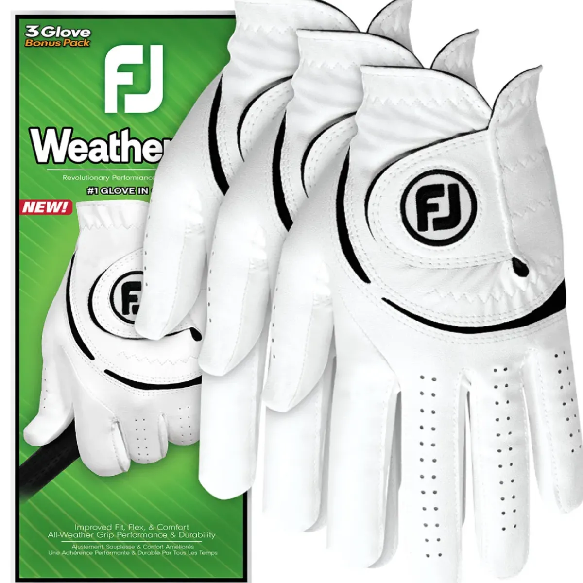 Online Men's Weathersof Golf Glove - 3 Pack Golf Gloves|Golf Gloves