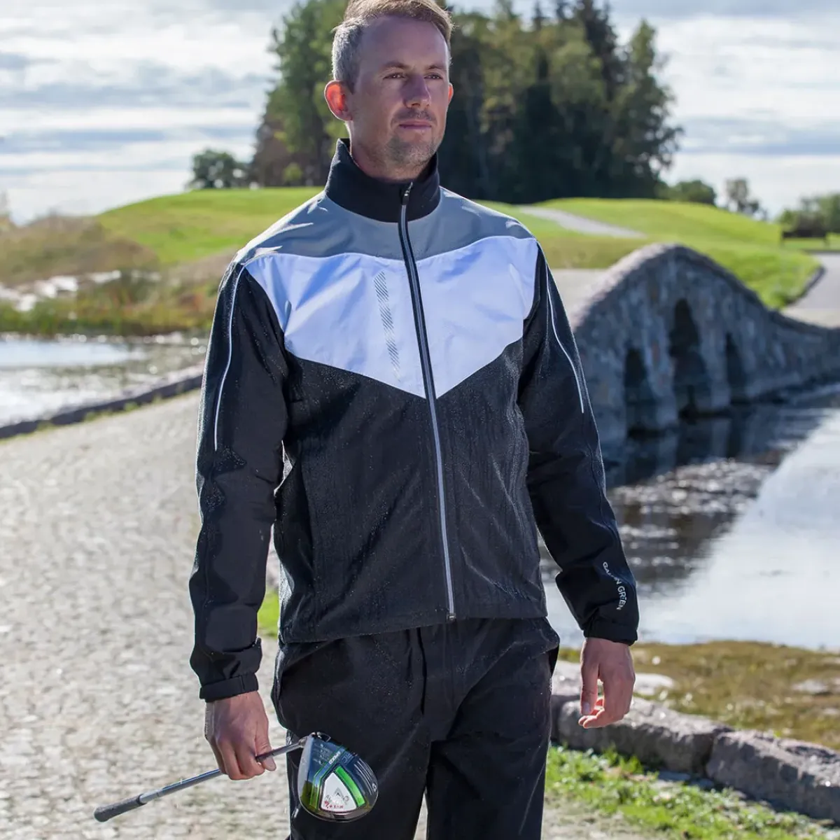 Online Men's Armstrong Waterproof Golf Jacket Men's Jackets|Men's Waterproofs