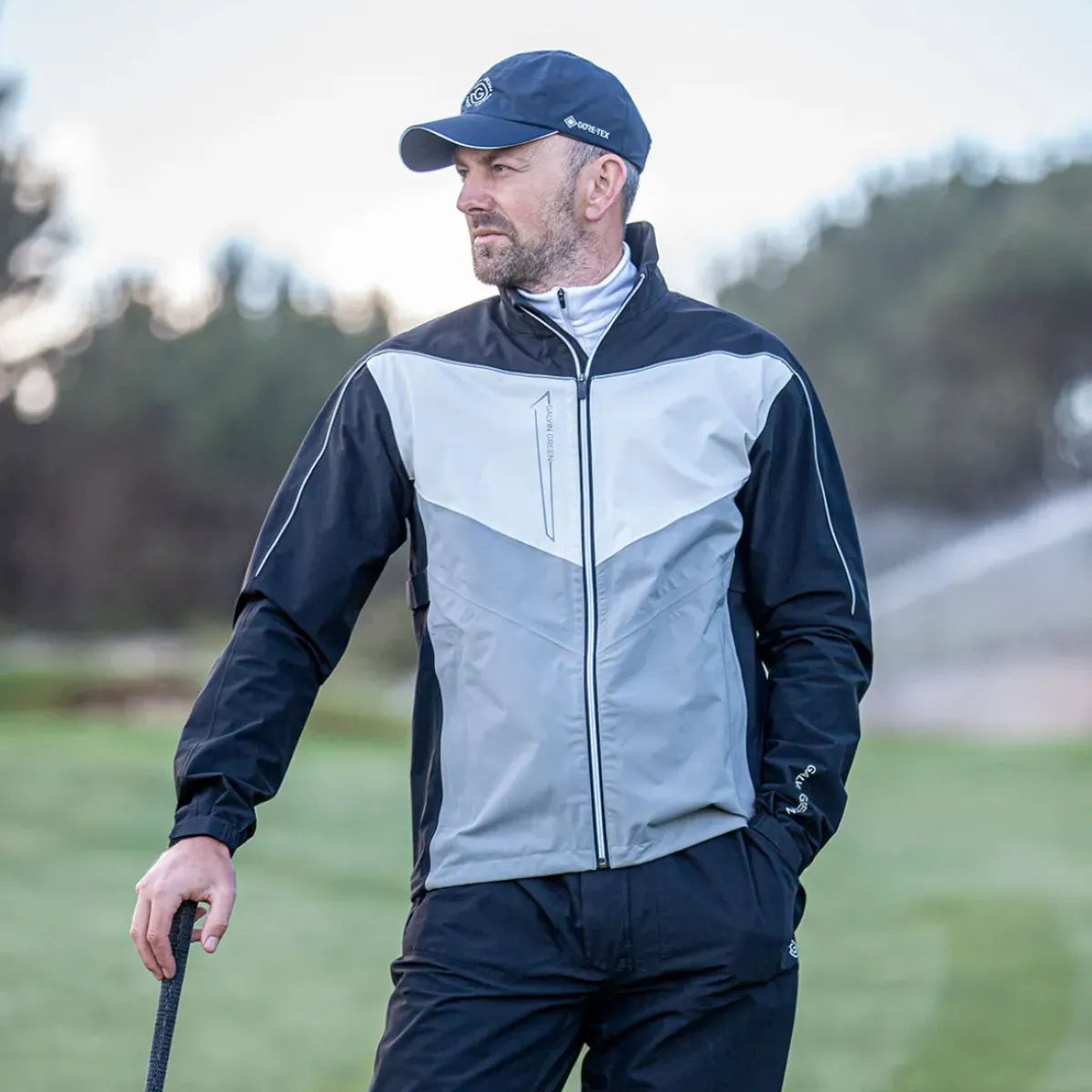Outlet Men's Armstrong Waterproof Golf Jacket Men's Jackets|Men's Waterproofs