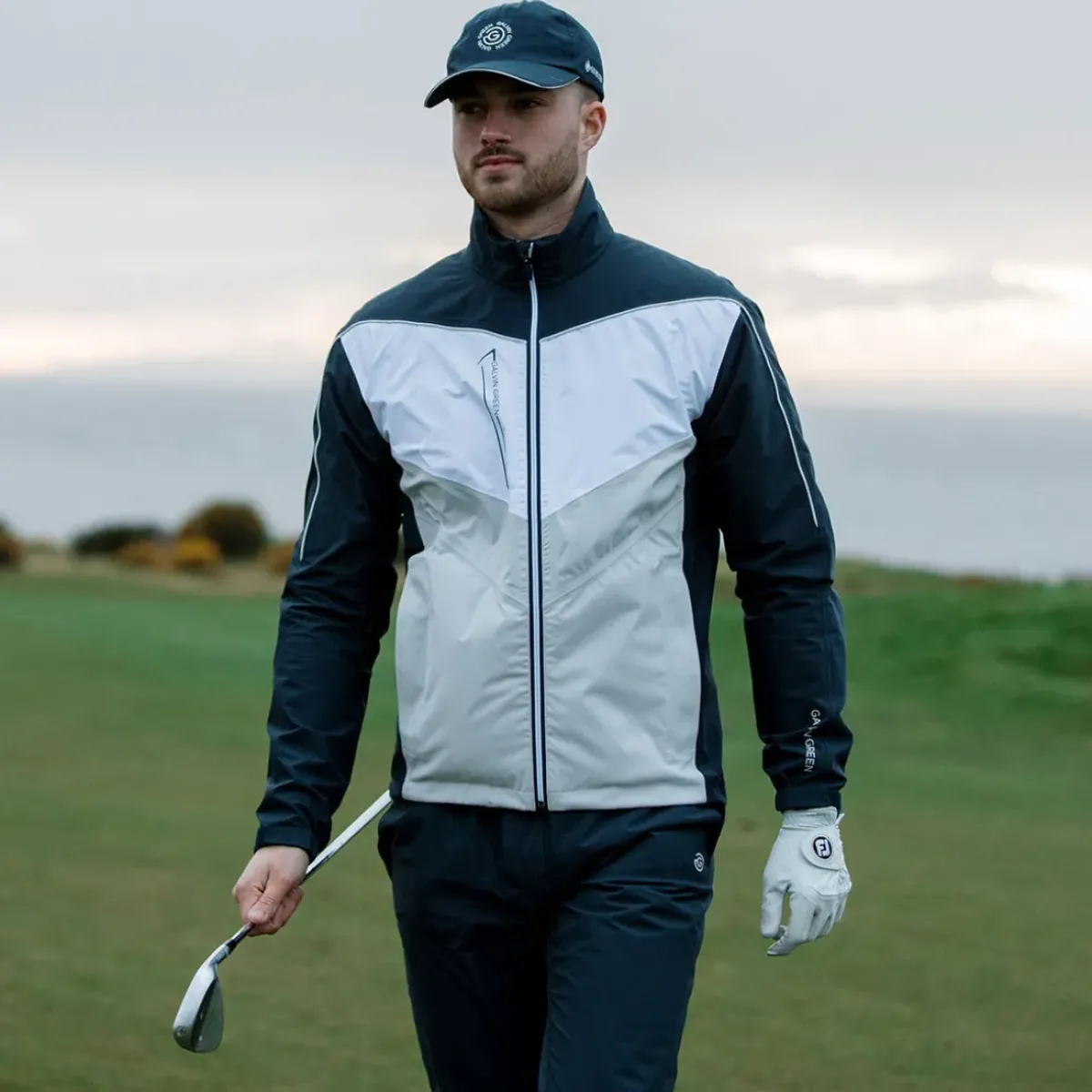 Outlet Men's Armstrong Waterproof Golf Jacket Men's Jackets|Men's Waterproofs
