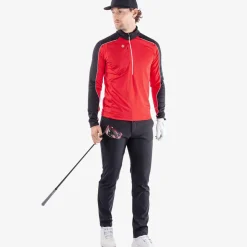 Best Men's Dave Half Zip Golf Midlayer Men's Sweaters|Men's Midlayers