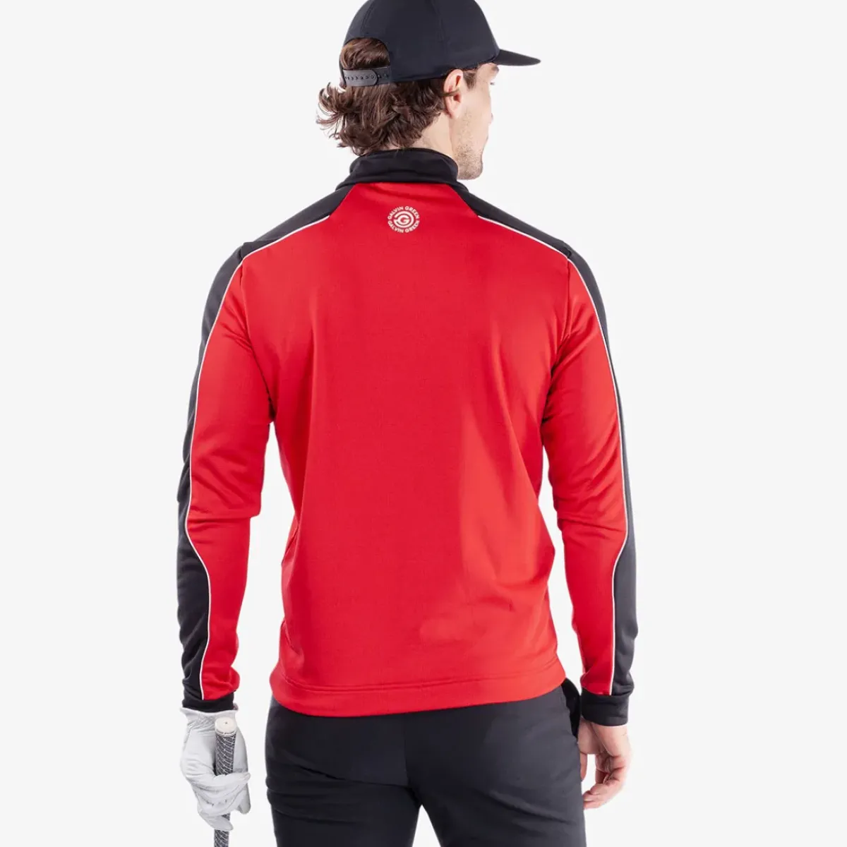 New Men's Dave Half Zip Golf Midlayer Men's Sweaters|Men's Midlayers