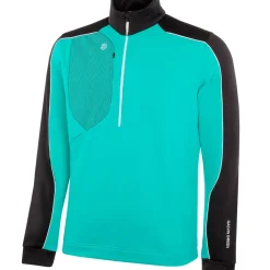 New Men's Dave Half Zip Golf Midlayer Men's Sweaters|Men's Midlayers