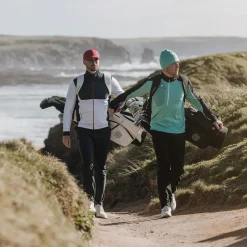 New Men's Dave Half Zip Golf Midlayer Men's Sweaters|Men's Midlayers