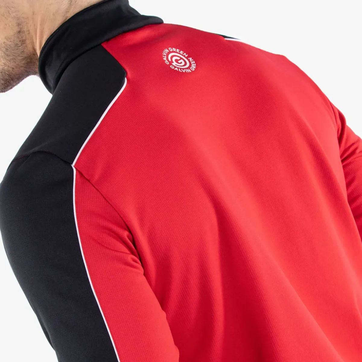 New Men's Dave Half Zip Golf Midlayer Men's Sweaters|Men's Midlayers