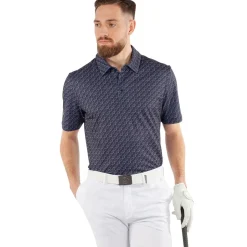 Outlet Men's Marcus Printed Golf Polo Shirt Men's Polo Shirts