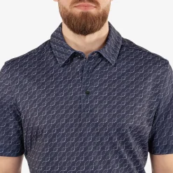 Outlet Men's Marcus Printed Golf Polo Shirt Men's Polo Shirts