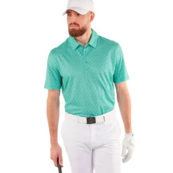 Best Men's Marcus Printed Golf Polo Shirt Men's Polo Shirts