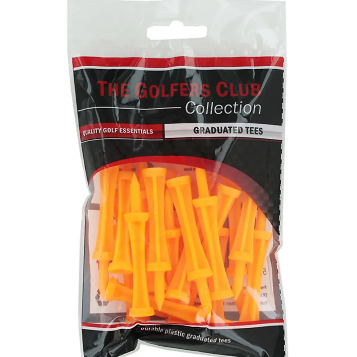 Golfers Club Step Height Golf Tees - 20 Pack Golf Tees