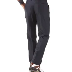 Discount Classic Microfibre Pleated Trousers Men's Trousers