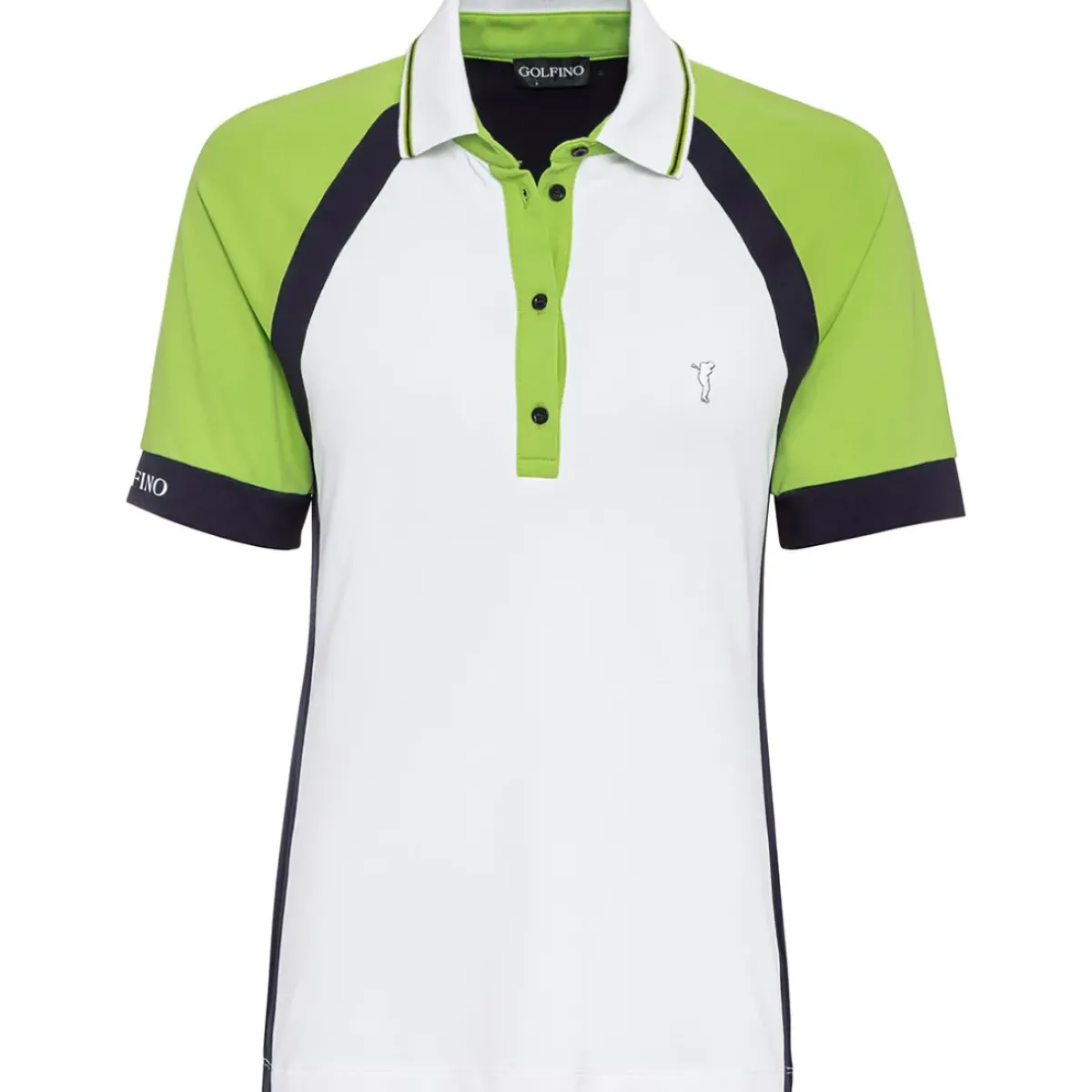 Outlet Ladies Shoulder Block Golf Polo Shirt Ladies Polo Shirts