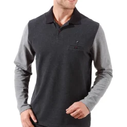 Best Men's Brushed Cotton Piquet Golf Polo Shirt Men's Polo Shirts