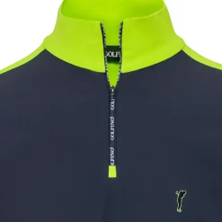 Best Men's Living Logo Zip Golf Midlayer Men's Sweaters|Men's Midlayers