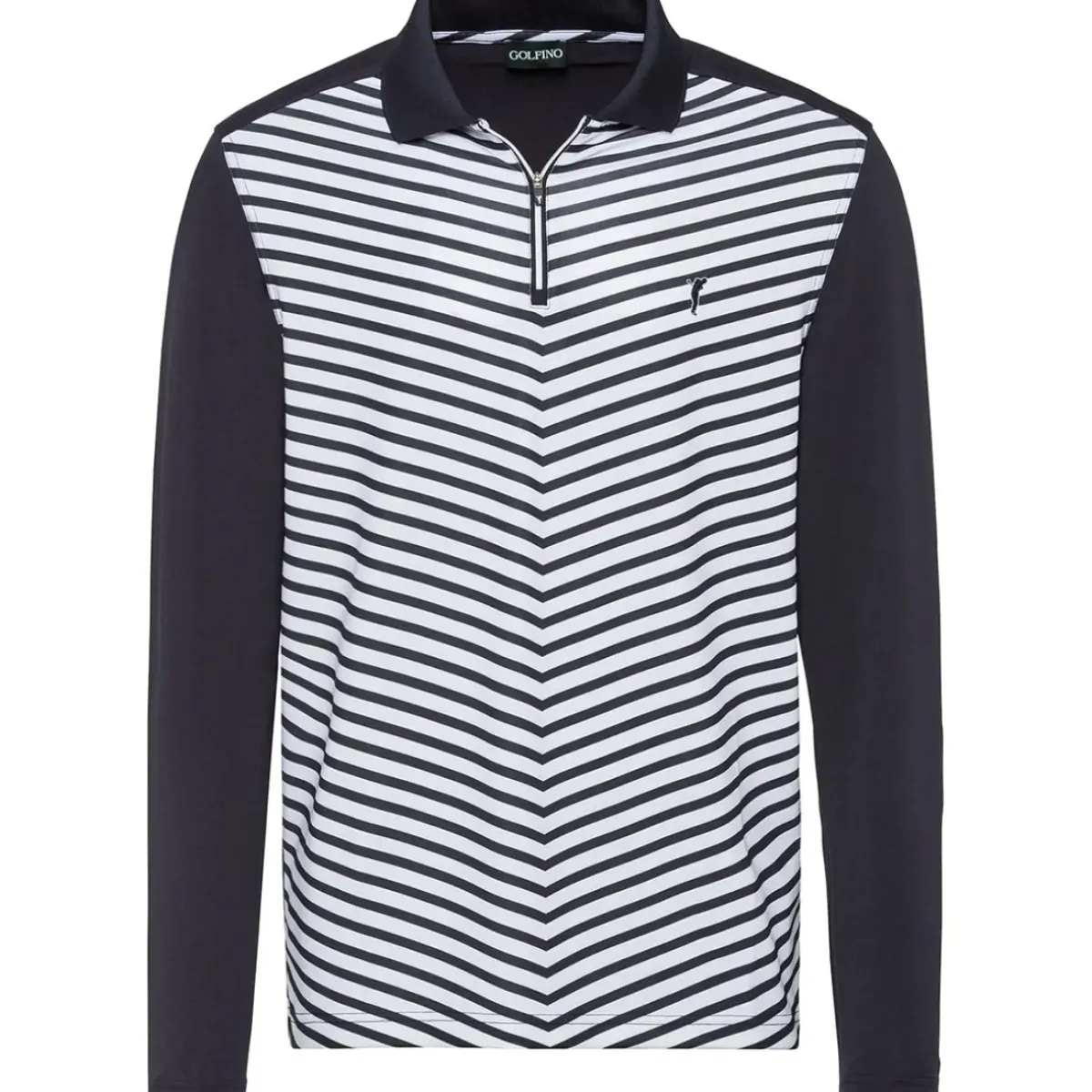 Best Men's Striped Long Sleeve Golf Polo Shirt Men's Polo Shirts