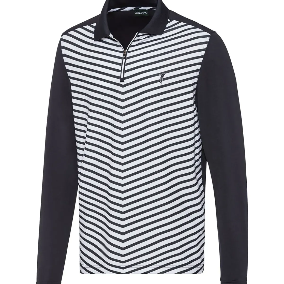 Best Men's Striped Long Sleeve Golf Polo Shirt Men's Polo Shirts