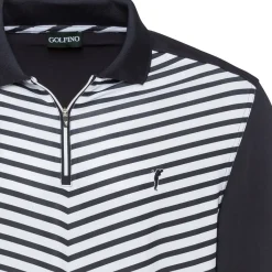 Best Men's Striped Long Sleeve Golf Polo Shirt Men's Polo Shirts