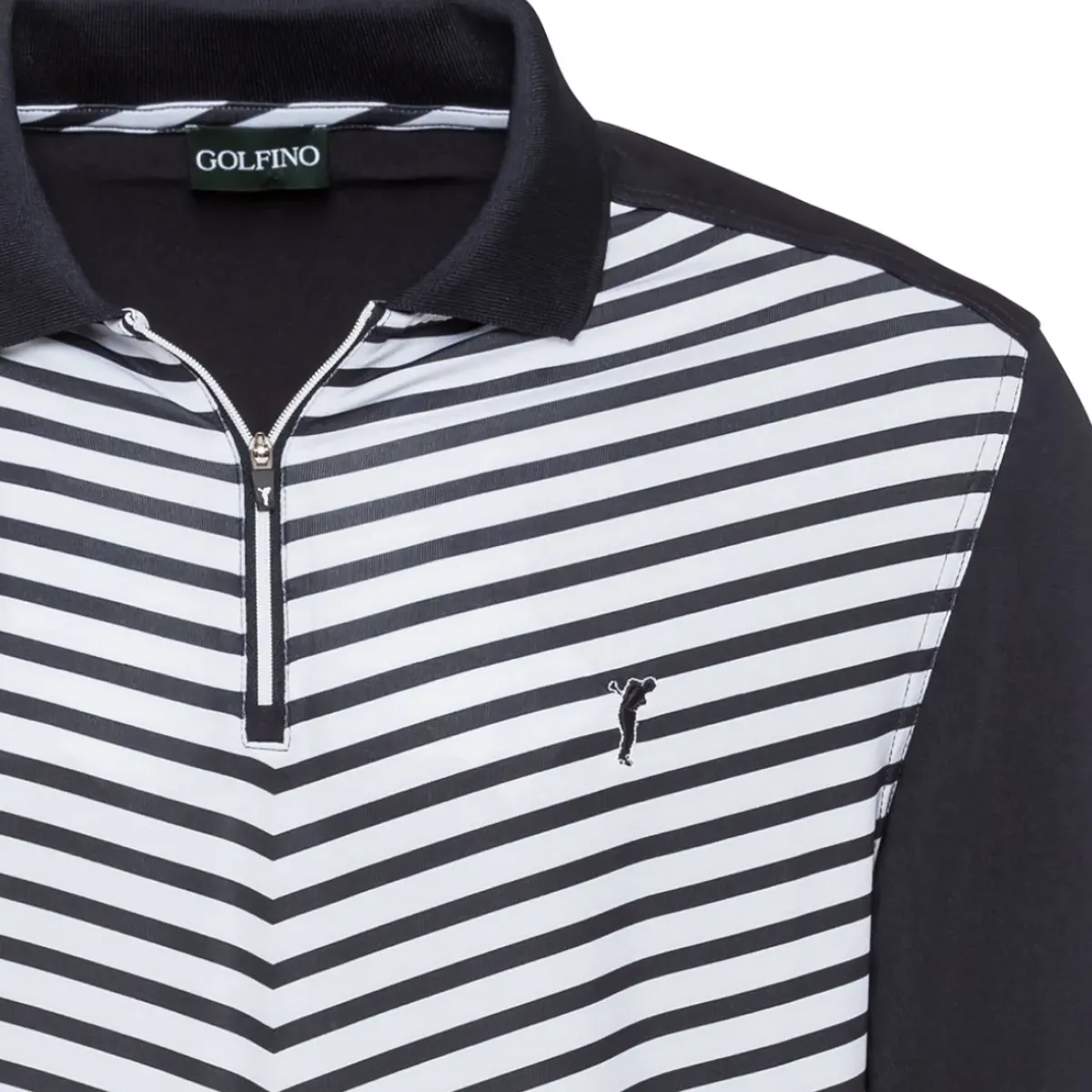 Best Men's Striped Long Sleeve Golf Polo Shirt Men's Polo Shirts