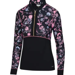 Best Ladies Crown Half Zip Golf Midlayer Ladies Midlayers|Men's Midlayers