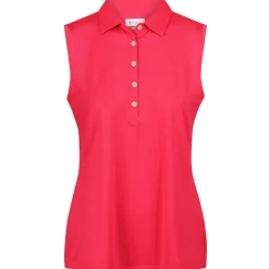 Discount Ladies Freedom Pique Sleeveless Golf Polo Shirt Ladies Polo Shirts|Season Ready Collection