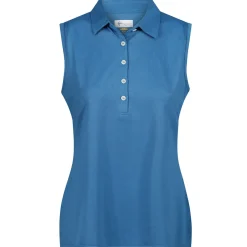 Best Ladies Freedom Pique Sleeveless Golf Polo Shirt Ladies Polo Shirts|Season Ready Collection