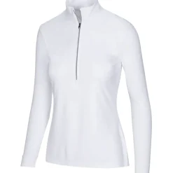 Online Ladies Half Zip Mock Golf Midlayer Ladies Midlayers|Men's Midlayers