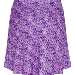 Ladies Tile Print Pull-On Golf Skort Ladies Shorts & Skorts|Men's Shorts