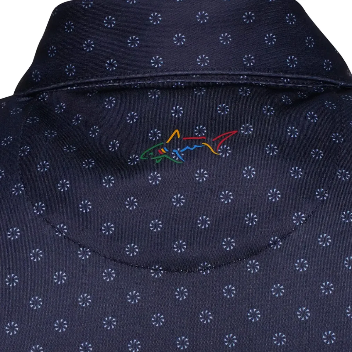 Online Men's Geo Fan Swirl Golf Polo Shirt Men's Polo Shirts|Season Ready Collection